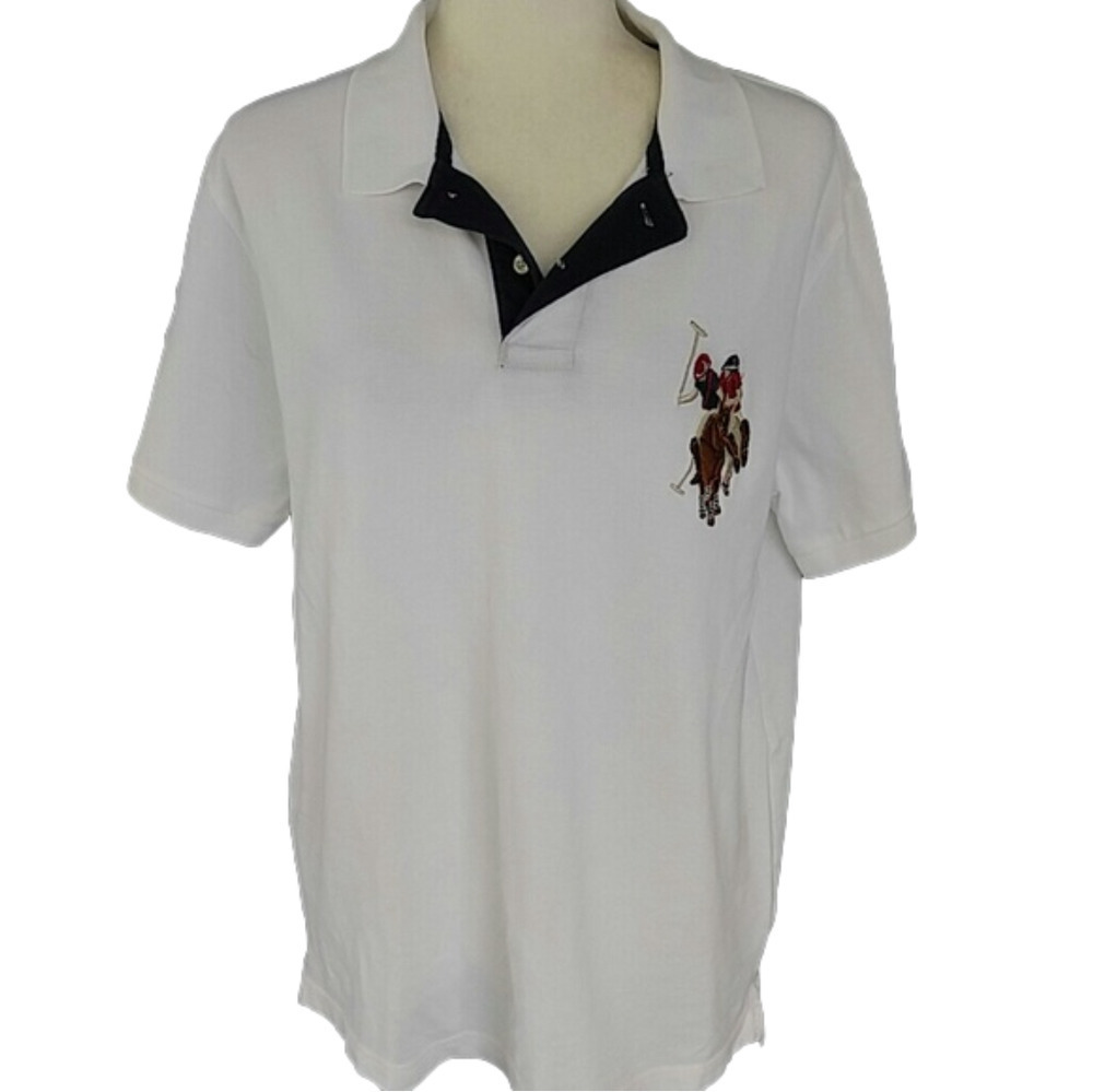 U.S. POLO ASSN. White BIG PONY SHIRT MEN'S